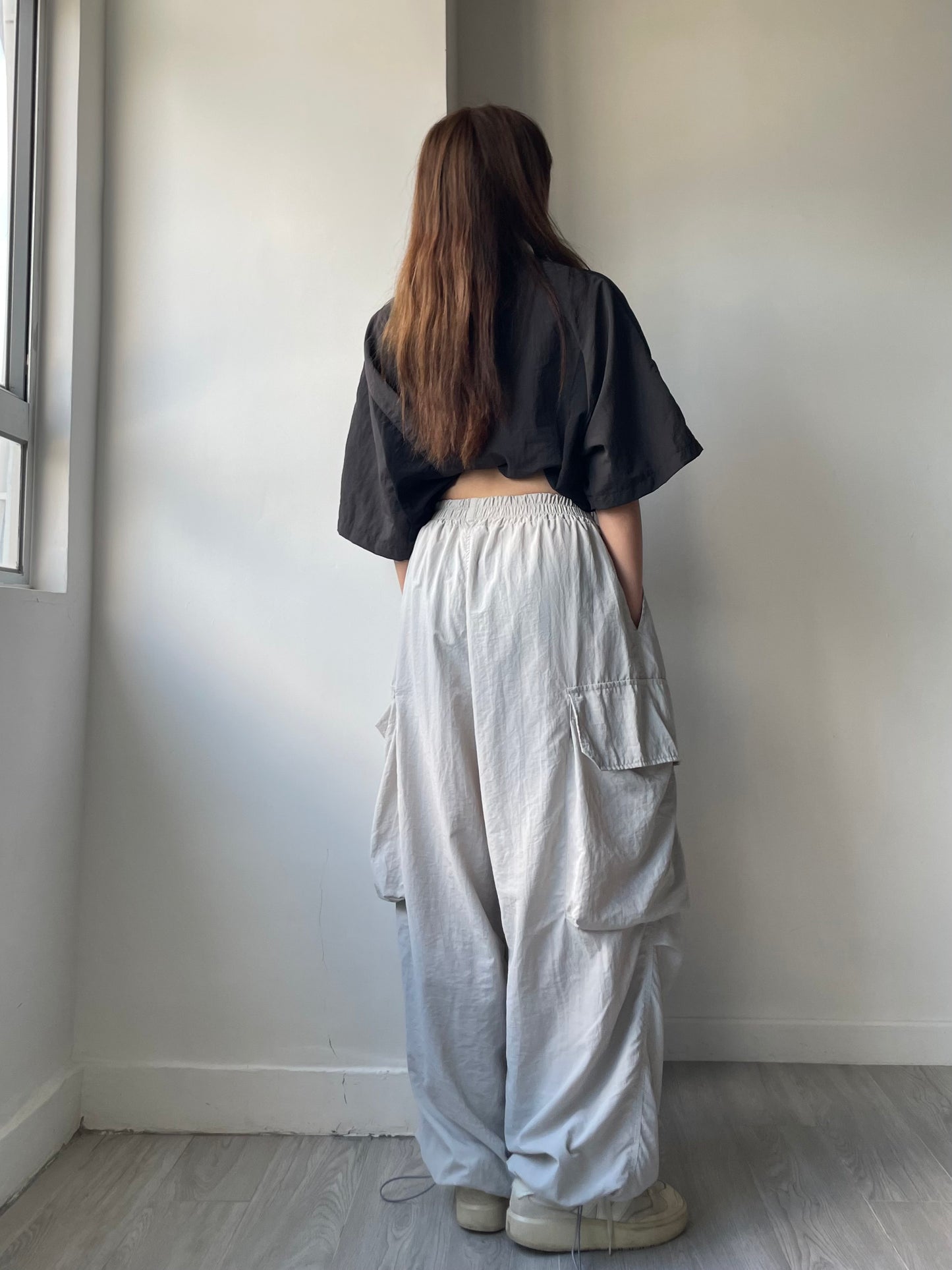 寛鬆索索可束腳 Cargo Pants